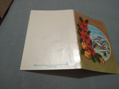 CARTE POSTALA FELICITARE CIRCULATA foto