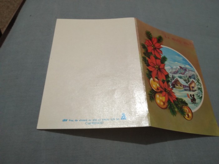 CARTE POSTALA FELICITARE CIRCULATA