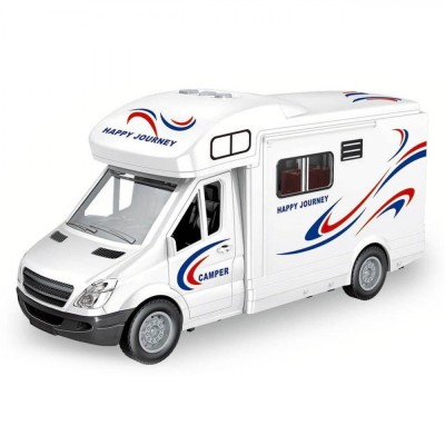 Rulotă Jucărie, Happy Journey Camper, Lumină și Sunet, Scară 1:14, Multicolor foto