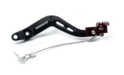 Pedala frana BETA RR 2T 4T 13- 19 Negru-Rosu foto