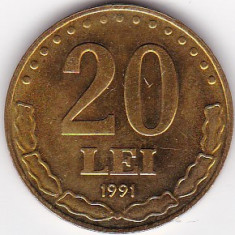 Romania 20 lei 1991