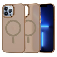 Techsuit - HaloFrost&amp;nbsp;MagSafe Series - iPhone 13 Pro Max - Sandstone Brown foto