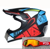 Cumpara ieftin Casca Moto Atv Cross Enduro Downhill Oem Polycarbonat ABS + Ochelari 100% Marimi L XL XXL