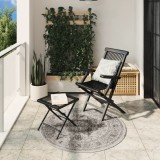 vidaXL Covor ARBIZU, interior/exterior, design vintage, &Oslash; 120 cm