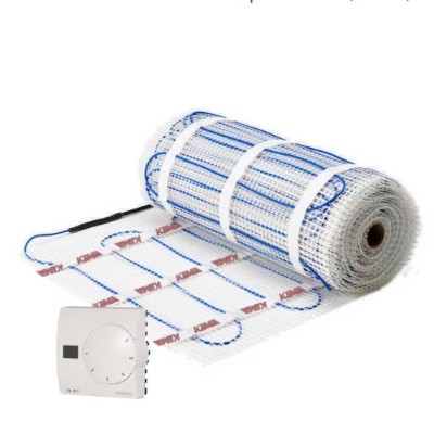 Kit covoraș &amp;icirc;ncălzire electrică pardoseală KIMA-160W/m&amp;sup2;, 7m&amp;sup2; cu termostat Matec foto