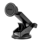 Suport auto magnetic pentru telefon pe parbriz cu ventuza, reglabil 360, universal pentru majoritatea smartphone-urilor, AMiO 04145