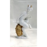 Faun porțelan stil art deco cca 1920