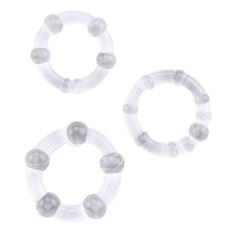 Set inele penis Rosy Beaded