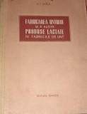 FABRICAREA UNTULUI SI A ALTOR PRODUSE LACTATE IN FABRICILE DE UNT V.I. Sirik