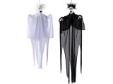 Cumpara ieftin Set 2 figurine Halloween Fantoma neagra alba fluorescente cm 60 H