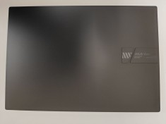 Capac Display cu balamale Laptop, Asus, VivoBook 16 K3605V, K3605VC, K3605VU, K3605VV, K3605Z, K3605ZC, 90NB11D1-R7A042, K3605VC-2K, 48ZJ2LAJNK0, negr