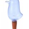 Adapator plante, irigator plastic, recipient 80 ml, 16,6 x 7cm, albastru