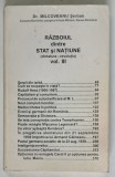 RAZBOIUL DINTRE STAT SI NATIUNE ( DICTATURA , REVOLUTIE ) , VOLUMUL III de MILCOVEANU SERBAN ,*PREZINTA SUBLINIERI