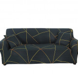 Husa elastica universala pentru canapea si pat, cu 2 fete de perna, 190X 230 cm