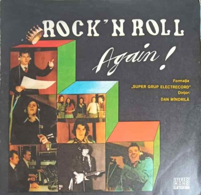 Disc vinil, LP. Rock&amp;#039;n Roll Again!-Formatia Super Grup Electrecord, Dirijor: Dan Mandrila-243325 foto