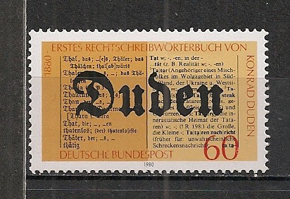 Germania.1980 100 ani Lexiconul Duden MG.461