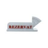 Plăcuță Rezervare Pizzerie &ndash; Rezervă-ți Masa cu Stil