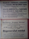 9 Afișe Conferințe Dr. Charles Laugier - 1915 - 1927