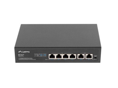 Switch Lanberg Fast Ethernet, 60W foto
