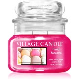 Village Candle French Macaroon lum&acirc;nare parfumată (Glass Lid) 262 g