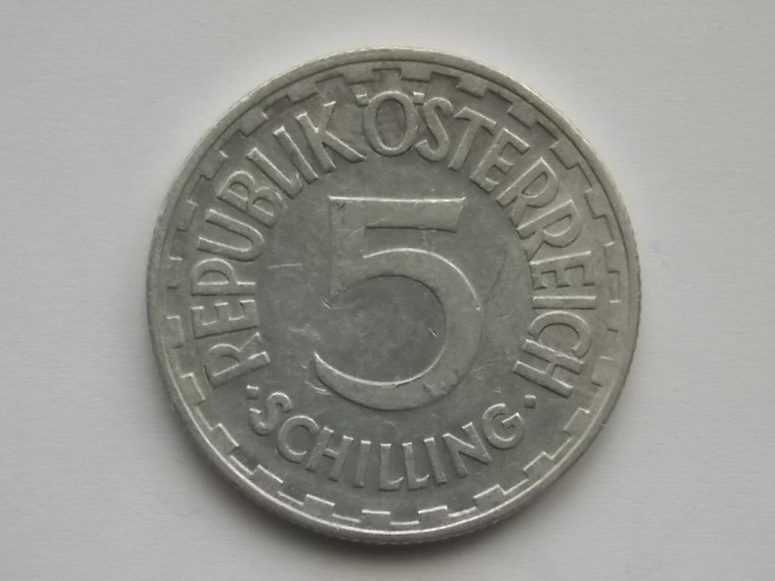5 SCHILLING 1952 AUSTRIA