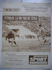 Revista Sport nr.10-1966 foto