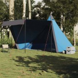 Cort de familie Tipi pentru 6 persoane, albastru, impermeabil GartenMobel Dekor, vidaXL