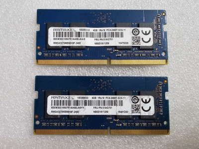 Kit memorie RAM laptop Ramaxel 8GB (2 x 4GB) PC4-19200 DDR4-2400MHz CL17 foto