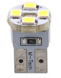 Set 2 Buc Bec Led M-Tech W5W 12V W2,1X9,5D Alb LB069W, General