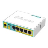 Cumpara ieftin Router hEX PoE Lite, 5 x Fast Ethernet 4 x PoE, RouterOS L4 - Mikrotik RB750UPr2