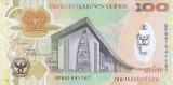 Bancnota Papua Noua Guinee 100 Kina 2008 - P37 UNC ( hibrid , comemorativa )
