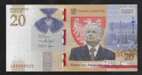 POLONIA 20 ZLOTI / ZLOTYCH 2021 , P - 195a , Lech Kaczynski - It is Worth Being a Pole , UNC , necirculata