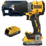 Dewalt DCD800E2T - Masina de gaurit si insurubat cu 2 acumulatori Li-Ion 18 V 1.7 Ah 90 Nm valiza speciala