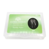 Set de 2 unități: Set extensie, tipsuri reutilizabile, edge, 120 buc, Nr. 01