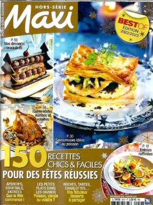 Maxi - 150 recettes chics &amp;amp; faciles foto