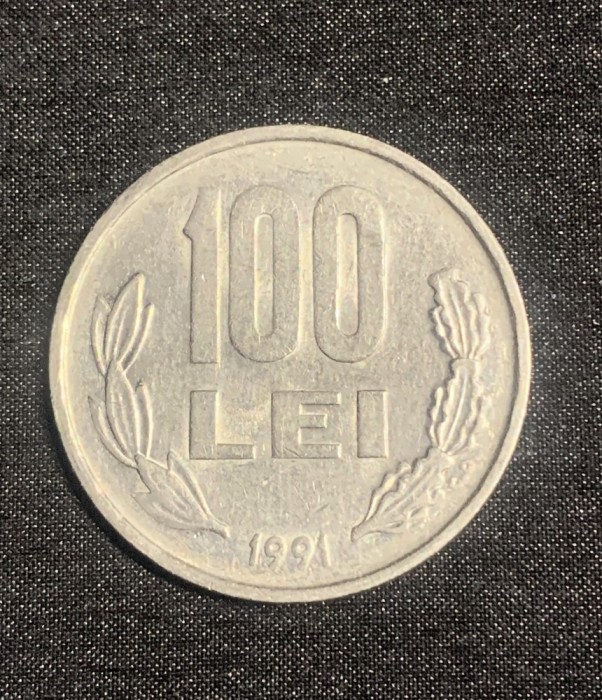 Moneda 100 lei 1991