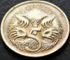 Moneda 5 CENTI - AUSTRALIA, anul 1968 * cod 5386, Australia si Oceania