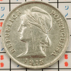 Portugalia 10 centavos 1915 argint - km 563 - A009