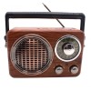 Radio Portabil , Difuzor 8 cm , Bluetooth , USB , MicroSD , Auxiliar ,Acumulator Integrat