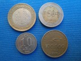 LOT 4 MONEDE TURCIA (DOUA BIMETAL) anii 2000