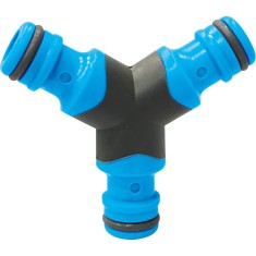 Cupla de Imbinare AQUACRAFT Soft-Touch, Conectare Furtun cu Trei Cai, Accesoriu pentru Inetrconectare Furtunuri, Cupla Imbinare Furtunuri, Cupla cu Tr foto