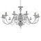 Candelabru, argintiu, 12 becuri x E14 - 1