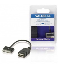Cablu adaptor OTG Samsung 30 pini tata - USB A mama 0.2m Valueline foto