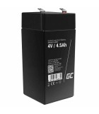Acumulator plumb acid GreenCell 4V 4.5Ah terminal F1/T1 AGM36, Green Cell