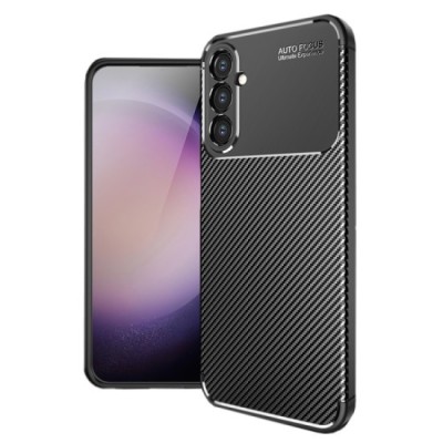 Husa pentru Samsung Galaxy S24 FE - Techsuit CarbonFiber - Black foto