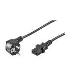Cablu alimentare PC 5m Schuko tata 90 la IEC320-C13 mama Goobay