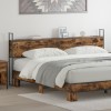 VidaXL Tăblie de depozitare Stejar afumat 180 cm Lemn compozit