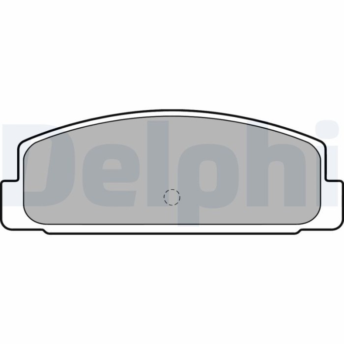 DELPHI LP1766 set placute frana,frana disc