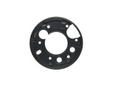 Protectie stropire tambur frana spate MERCEDES SPRINTER 208-414, 01.1995-2006, VW LT II 05.1996-12.2005, partea stanga, metal, OE : 2D0501225; 904420