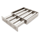 Grilă magnetică 250 x 250 mm cu 5 tuburi - curățare ușoară